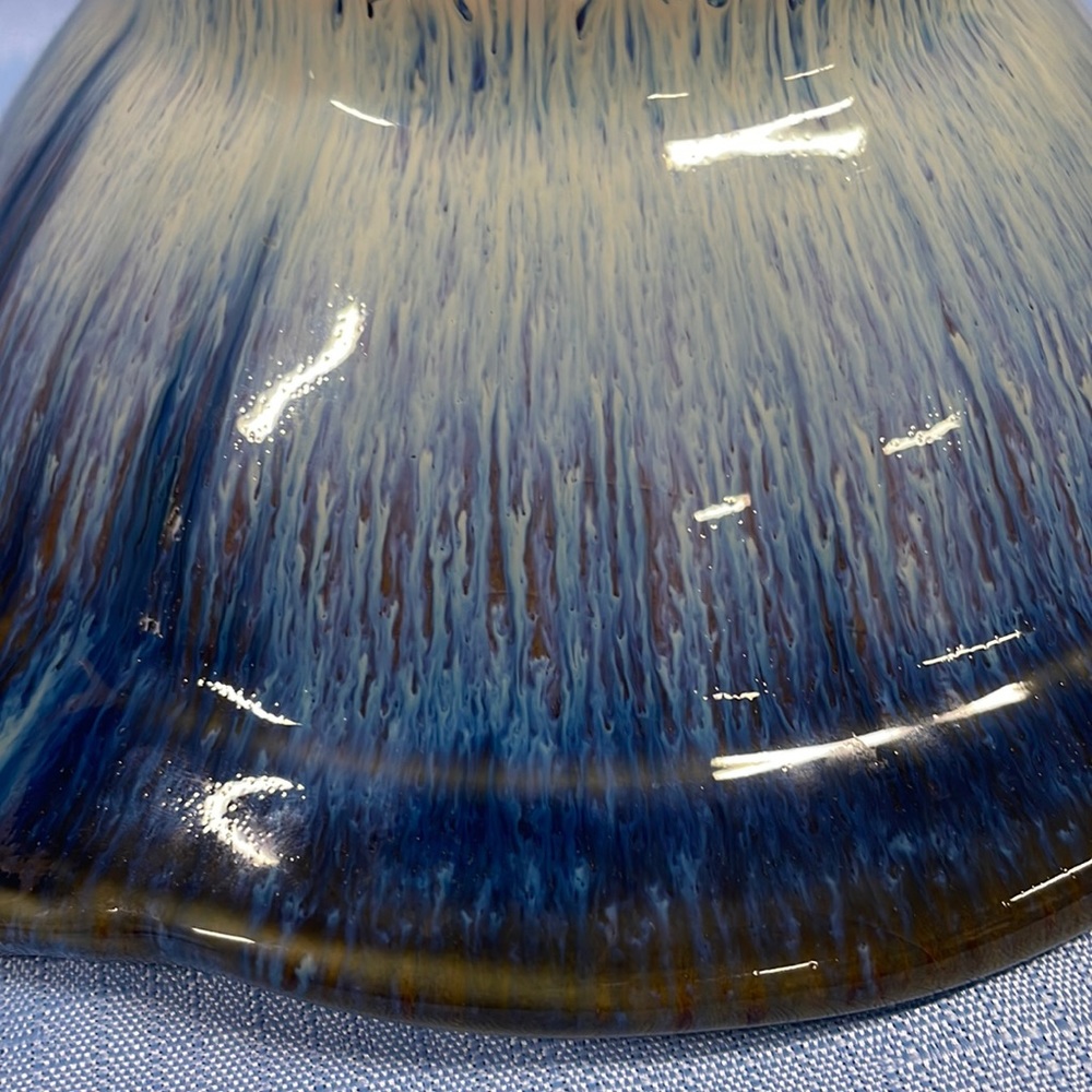 Bill Campbell pottery handled bowl 8.75” - Picture 6 of 8